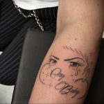 маленькие аниме тату 19.01.2020 №003 -small anime tattoos- tattoo-photo.ru