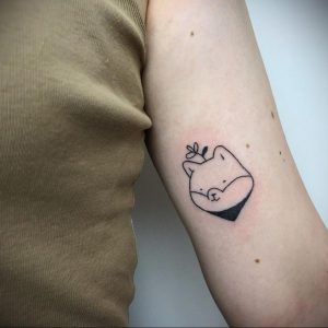 маленькие аниме тату 19.01.2020 №006 -small anime tattoos- tattoo-photo.ru