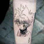 маленькие аниме тату 19.01.2020 №009 -small anime tattoos- tattoo-photo.ru