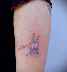 маленькие аниме тату 19.01.2020 №012 -small anime tattoos- tattoo-photo.ru