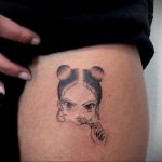 маленькие аниме тату 19.01.2020 №013 -small anime tattoos- tattoo-photo.ru