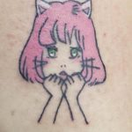маленькие аниме тату 19.01.2020 №023 -small anime tattoos- tattoo-photo.ru