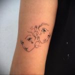 маленькие аниме тату 19.01.2020 №024 -small anime tattoos- tattoo-photo.ru