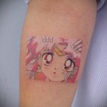 маленькие аниме тату 19.01.2020 №028 -small anime tattoos- tattoo-photo.ru