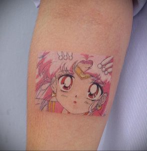 маленькие аниме тату 19.01.2020 №028 -small anime tattoos- tattoo-photo.ru