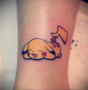маленькие аниме тату 19.01.2020 №032 -small anime tattoos- tattoo-photo.ru
