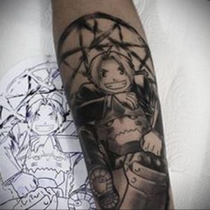 тату аниме арт 18.01.2020 №008 -anime art tattoo- tattoo-photo.ru