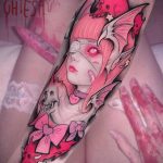 тату аниме арт 18.01.2020 №012 -anime art tattoo- tattoo-photo.ru