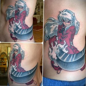 тату аниме арт 18.01.2020 №027 -anime art tattoo- tattoo-photo.ru