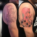 тату аниме арт 18.01.2020 №033 -anime art tattoo- tattoo-photo.ru