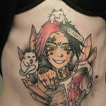 тату аниме арт 18.01.2020 №040 -anime art tattoo- tattoo-photo.ru