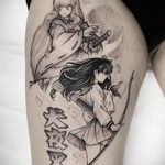 тату аниме арт 18.01.2020 №046 -anime art tattoo- tattoo-photo.ru