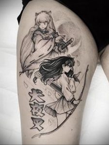 тату аниме арт 18.01.2020 №046 -anime art tattoo- tattoo-photo.ru