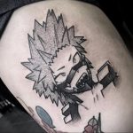 тату аниме арт 18.01.2020 №056 -anime art tattoo- tattoo-photo.ru