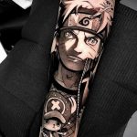 тату аниме арт 18.01.2020 №060 -anime art tattoo- tattoo-photo.ru