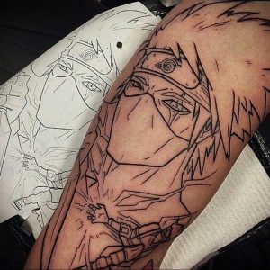 тату аниме арт 18.01.2020 №062 -anime art tattoo- tattoo-photo.ru