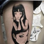 тату аниме арт 18.01.2020 №065 -anime art tattoo- tattoo-photo.ru