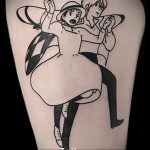 тату аниме арт 18.01.2020 №070 -anime art tattoo- tattoo-photo.ru
