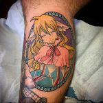 тату аниме арт 18.01.2020 №091 -anime art tattoo- tattoo-photo.ru