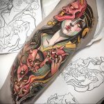 тату аниме арт 18.01.2020 №094 -anime art tattoo- tattoo-photo.ru