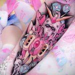 тату аниме арт 18.01.2020 №098 -anime art tattoo- tattoo-photo.ru