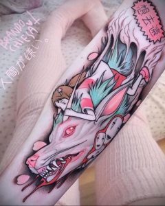 тату аниме арт 18.01.2020 №120 -anime art tattoo- tattoo-photo.ru