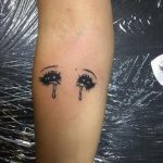 тату аниме глаза 18.01.2020 №003 -anime eyes tattoo- tattoo-photo.ru