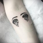 тату аниме глаза 18.01.2020 №055 -anime eyes tattoo- tattoo-photo.ru