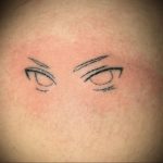 тату аниме глаза 18.01.2020 №058 -anime eyes tattoo- tattoo-photo.ru