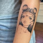 тату в стиле аниме 18.01.2020 №012 -anime style tattoo- tattoo-photo.ru