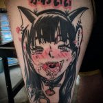 тату в стиле аниме 18.01.2020 №013 -anime style tattoo- tattoo-photo.ru