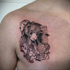 тату в стиле аниме 18.01.2020 №024 -anime style tattoo- tattoo-photo.ru