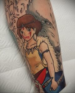 тату в стиле аниме 18.01.2020 №031 -anime style tattoo- tattoo-photo.ru