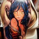 тату в стиле аниме 18.01.2020 №037 -anime style tattoo- tattoo-photo.ru