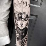 тату в стиле аниме 18.01.2020 №052 -anime style tattoo- tattoo-photo.ru