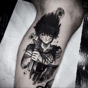 тату в стиле аниме 18.01.2020 №064 -anime style tattoo- tattoo-photo.ru