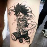 тату в стиле аниме 18.01.2020 №068 -anime style tattoo- tattoo-photo.ru