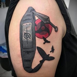 тату в стиле аниме 18.01.2020 №074 -anime style tattoo- tattoo-photo.ru