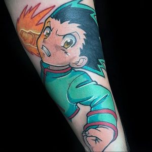 тату в стиле аниме 18.01.2020 №075 -anime style tattoo- tattoo-photo.ru