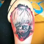 тату в стиле аниме 18.01.2020 №087 -anime style tattoo- tattoo-photo.ru