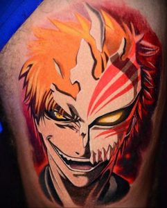 тату в стиле аниме 18.01.2020 №088 -anime style tattoo- tattoo-photo.ru