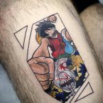 тату в стиле аниме 18.01.2020 №091 -anime style tattoo- tattoo-photo.ru