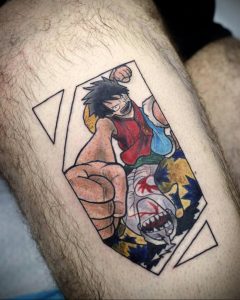 тату в стиле аниме 18.01.2020 №091 -anime style tattoo- tattoo-photo.ru