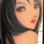 тату девочка аниме 18.01.2020 №005 -anime girl tattoo- tattoo-photo.ru