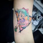 тату девочка аниме 18.01.2020 №027 -anime girl tattoo- tattoo-photo.ru