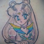 тату девочка аниме 18.01.2020 №037 -anime girl tattoo- tattoo-photo.ru