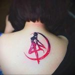 тату девочка аниме 18.01.2020 №085 -anime girl tattoo- tattoo-photo.ru