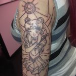 тату девочка аниме 18.01.2020 №096 -anime girl tattoo- tattoo-photo.ru