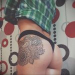 тату мандала на бедре 04.02.2020 №023 -mandala tattoo- tattoo-photo.ru