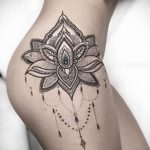 тату мандала на бедре 04.02.2020 №051 -mandala tattoo- tattoo-photo.ru